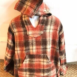 Earth Ragz 90’s Baja surfer hoodie medium men’s